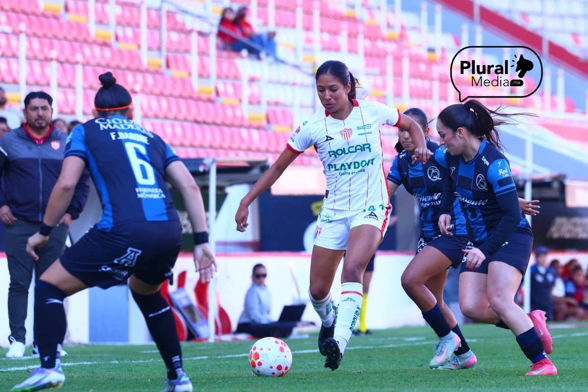 Necaxa vs Querétaro femenil- Jugadoras huyen por balacera en