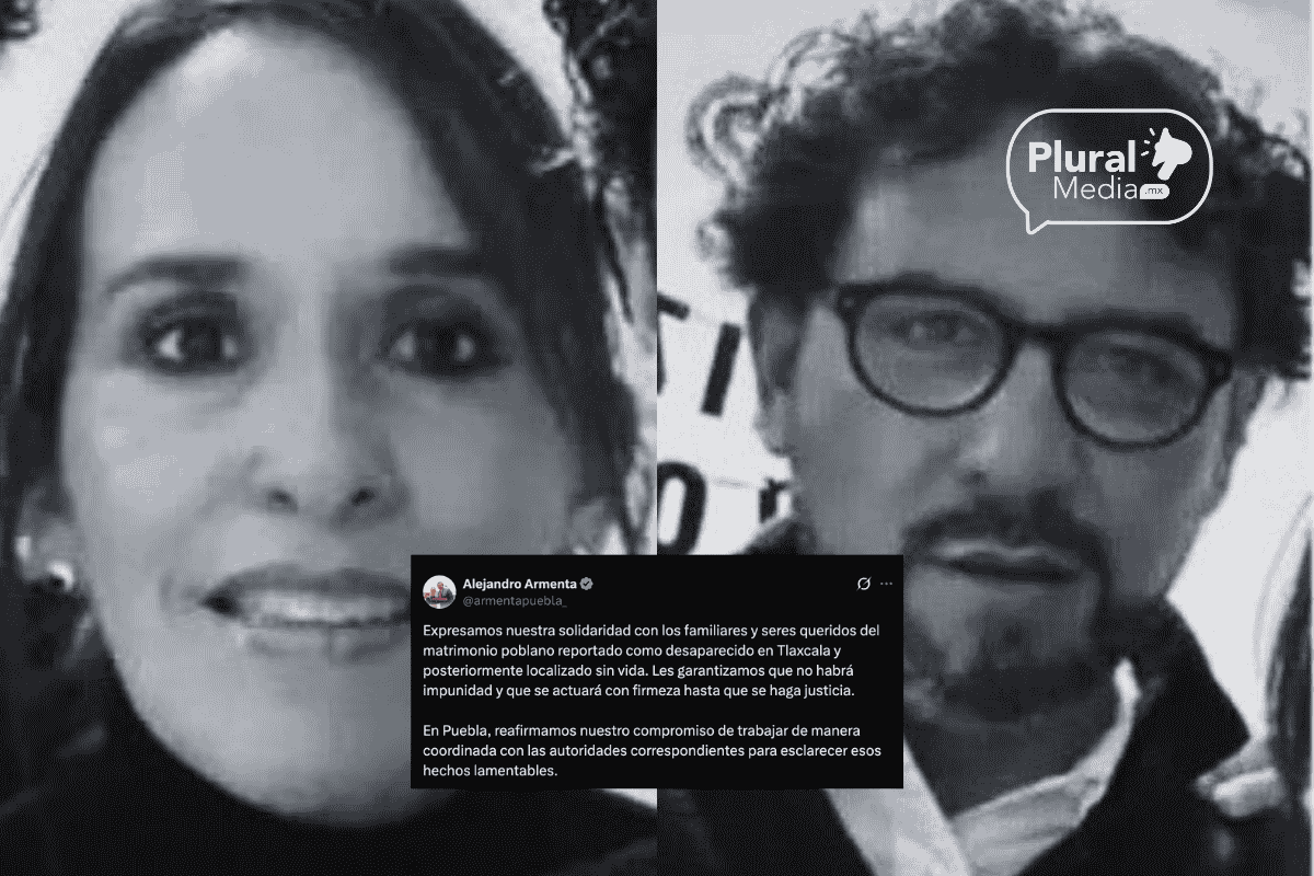 Gobernador Alejandro Armenta publica su solidaridad con las familias de Karina de los Ángeles Ruiz y Alexandro Tello Olmedo
