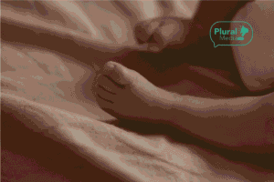 Pies de un bebé recién nacido