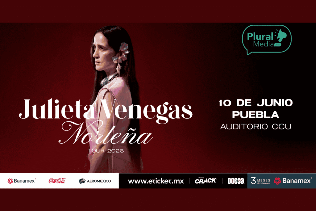 La cantautora Julieta Venegas dará concierto en la ciudad de Puebla el próximo 10 de junio.