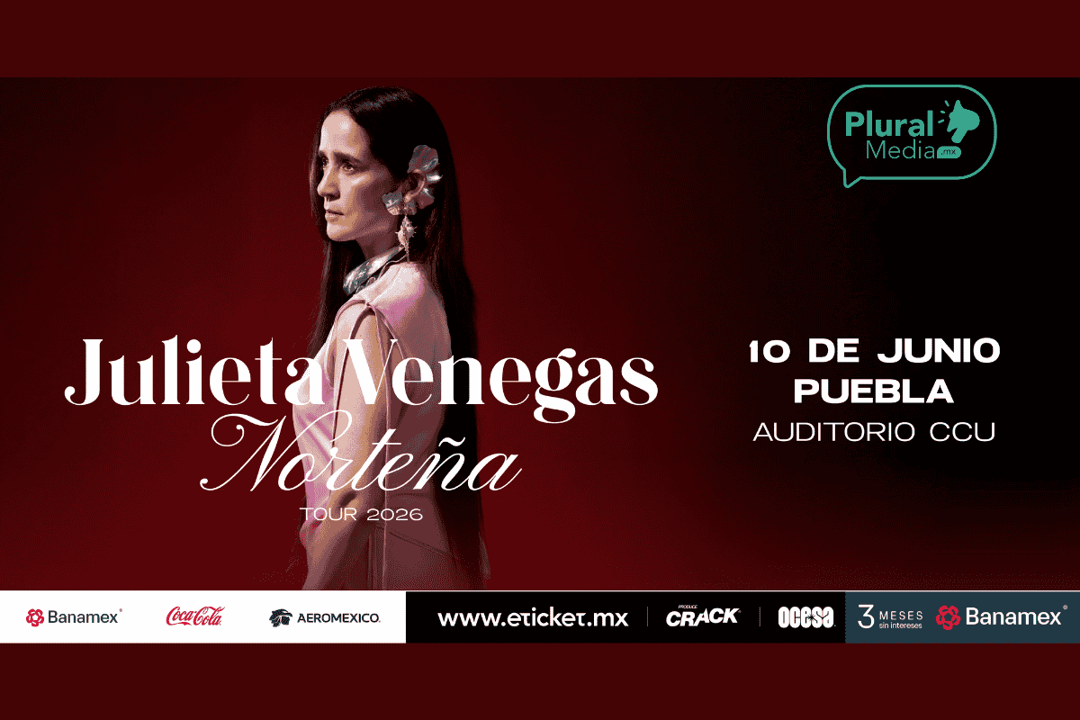 La cantautora Julieta Venegas dará concierto en la ciudad de Puebla el próximo 10 de junio.