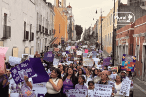 Marcha del 8M en Puebla
