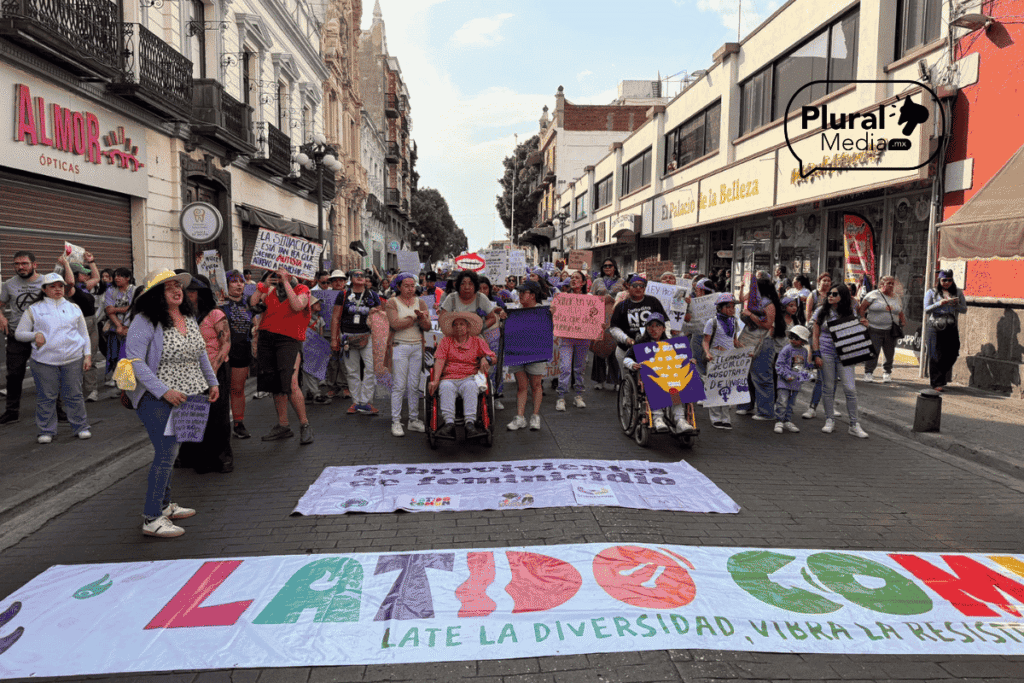 Marcha del 8M en Puebla 2026
