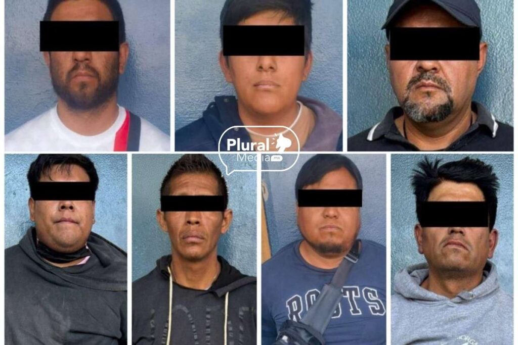 Presentan a los detenidos por golpear a inspectores de Movilidad en Puebla