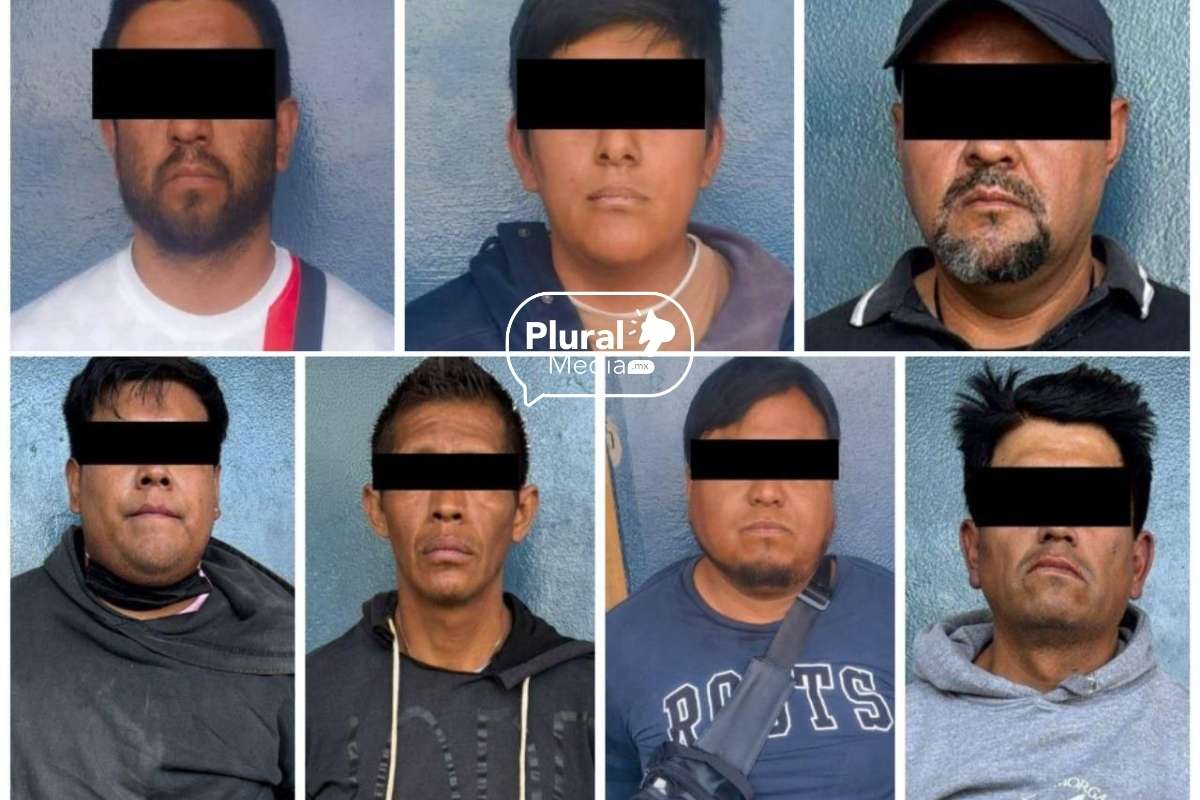 Presentan a los detenidos por golpear a inspectores de Movilidad en Puebla