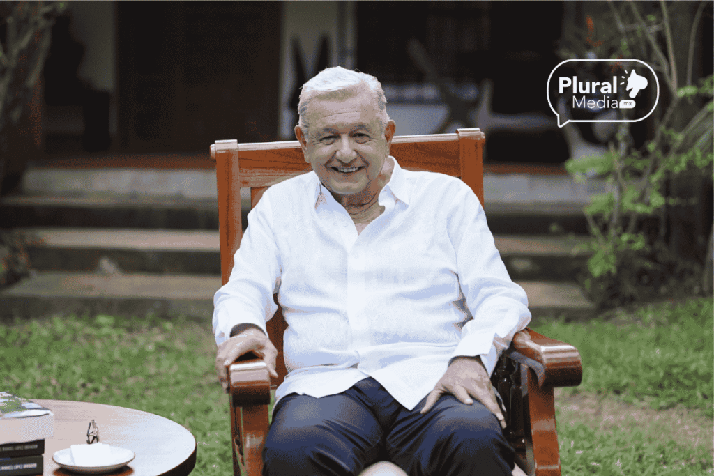 Andrés Manuel López Obrador en su rancho