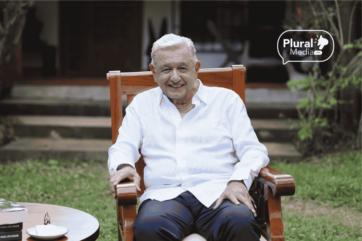 Andrés Manuel López Obrador en su rancho