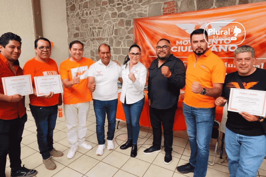 La dirigente de MC en Puebla sostuvo una gira de trabajo