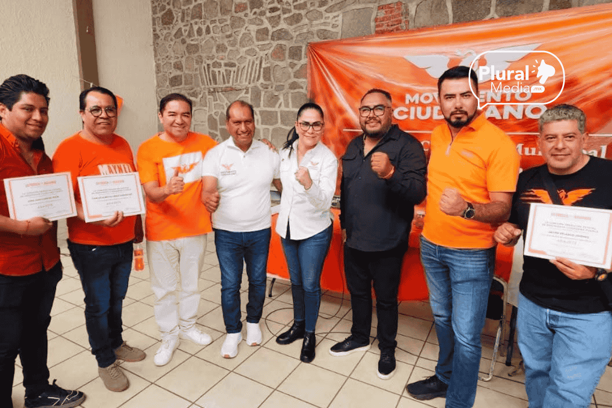 La dirigente de MC en Puebla sostuvo una gira de trabajo