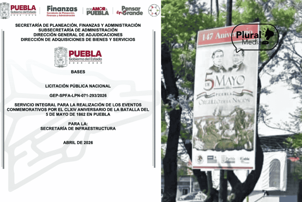Gobierno de Puebla lanzó la licitación para la organización de las actividades conmemorativas a la Batalla del 5 de Mayo