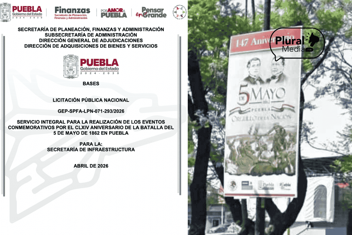 Gobierno de Puebla lanzó la licitación para la organización de las actividades conmemorativas a la Batalla del 5 de Mayo