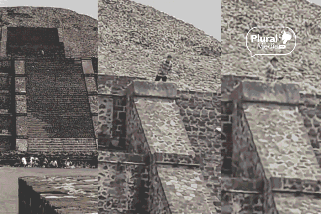 Un turista canadiense subió a las pirámides de Teotihuacán y disparó contra turistas, se quitó la vida en el lugar.