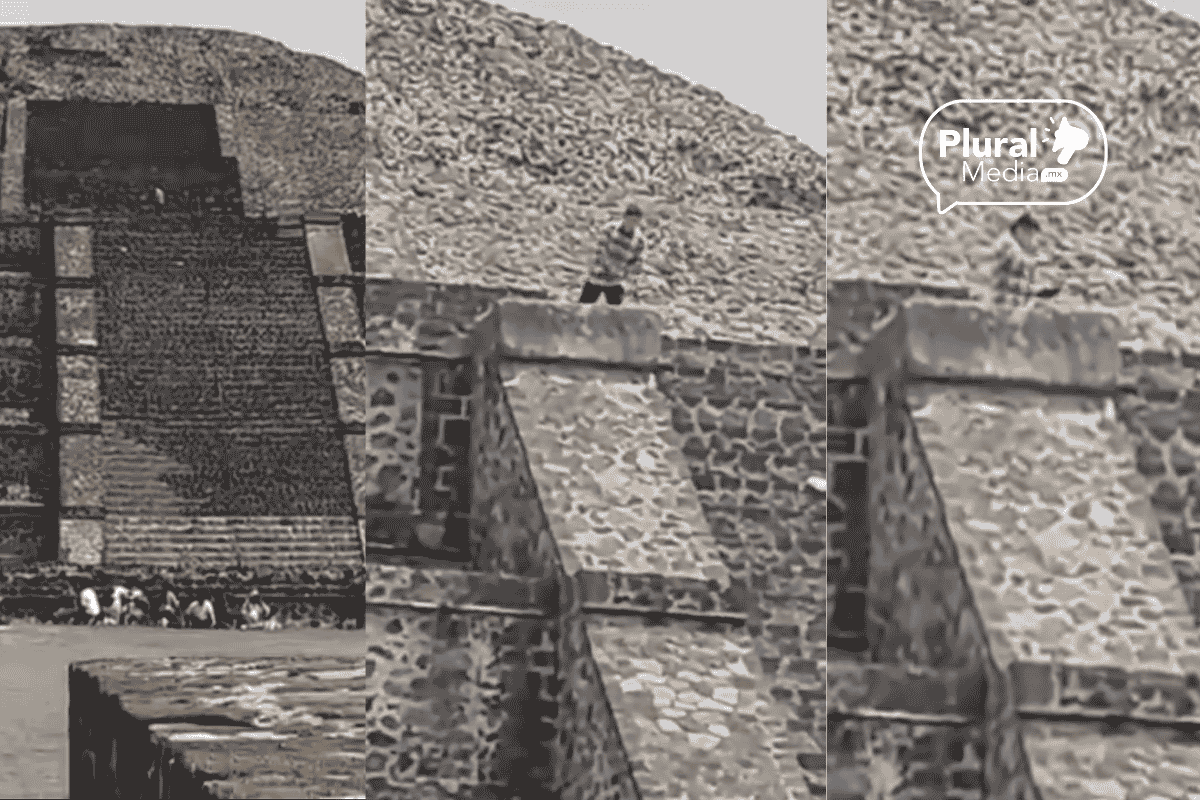 Un turista canadiense subió a las pirámides de Teotihuacán y disparó contra turistas, se quitó la vida en el lugar.