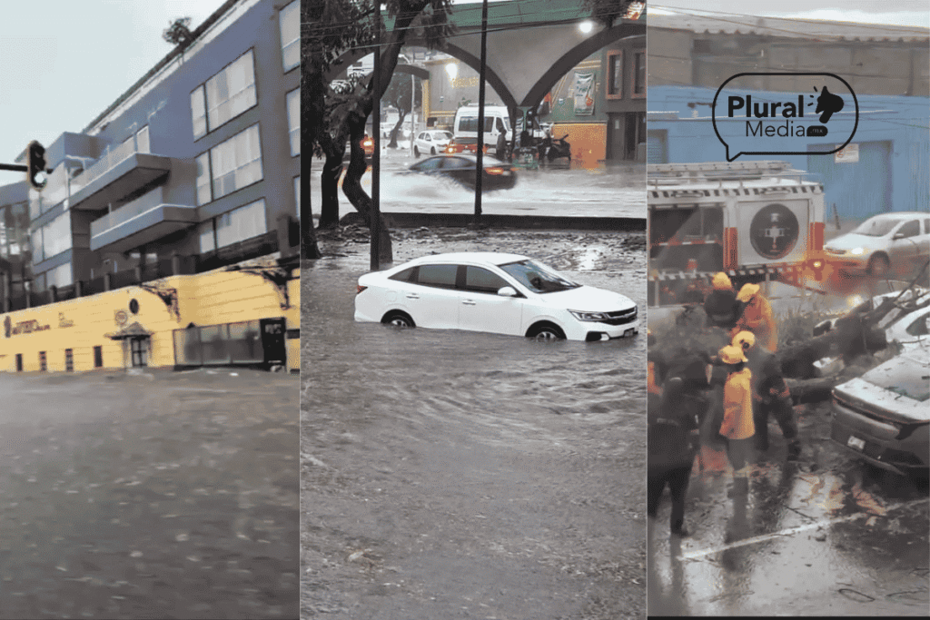 Lluvias en Puebla dejan una persona muerta, inundaciones y caída de árboles este domingo